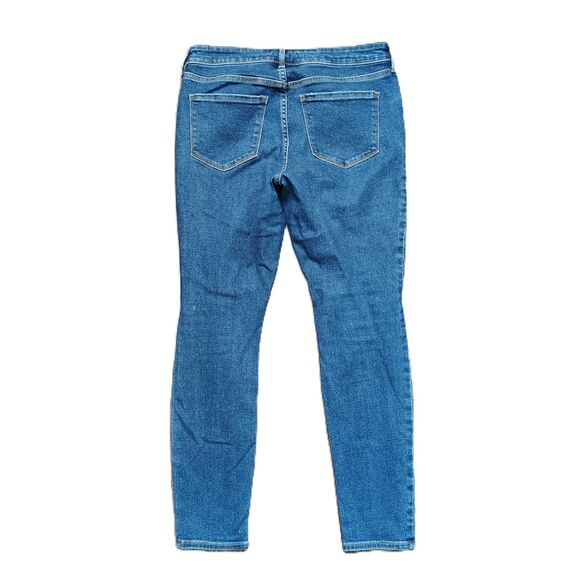 Old Navy Rockstar Super Skinny Jeans Womens Size 8 Mid Rise Distressed Stretch - Picture 2 of 4